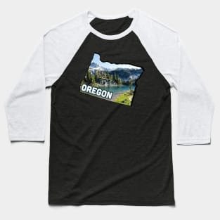 Oregon state, Oregon hiking trails gift, Oregon home state Baseball T-Shirt